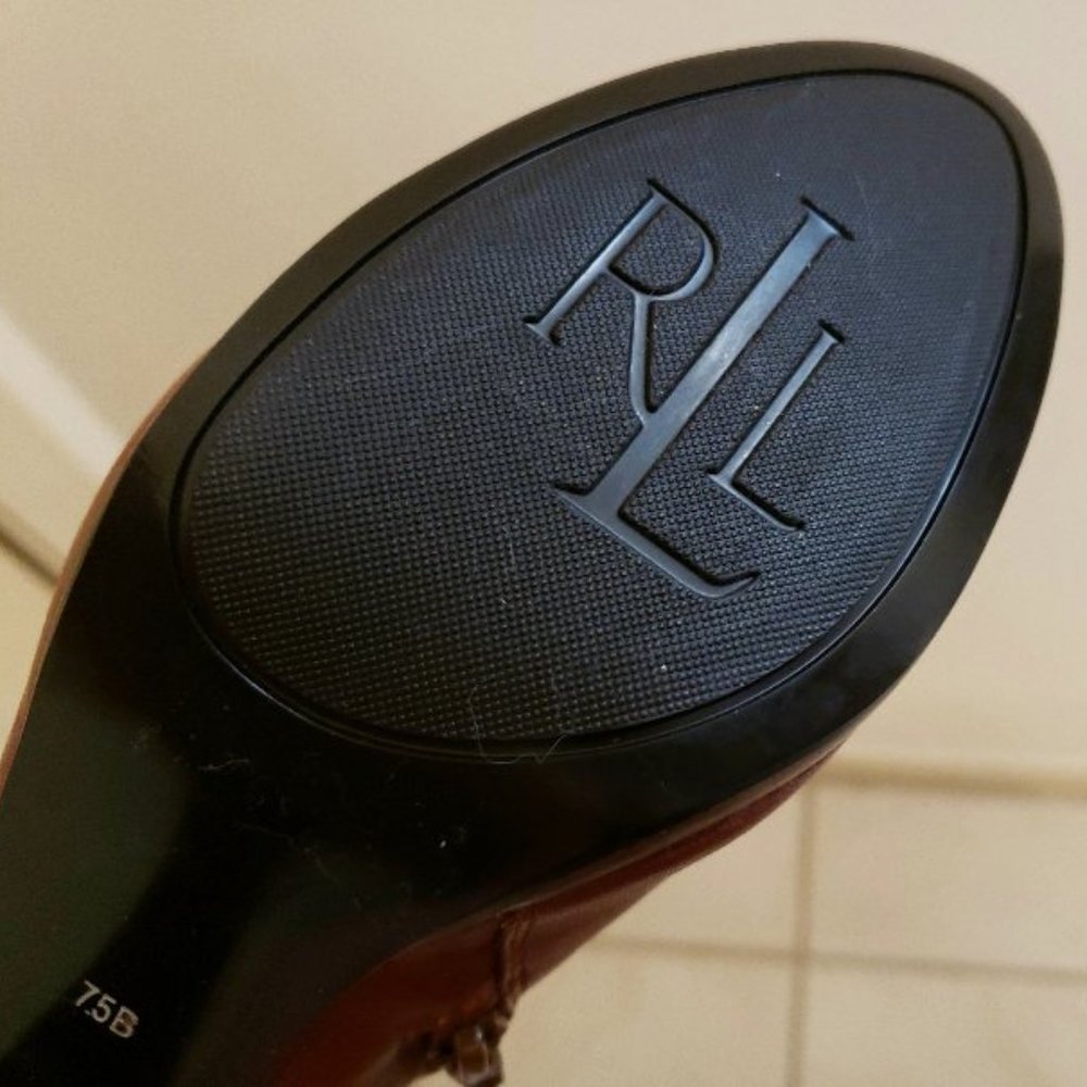 New Ralph Lauren women's leather booties - Picture 10 of 10